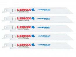LENOX 20578-818R Metal Cutting Reciprocating Saw Blades 200mm 18 TPI (Pack 5) £21.99